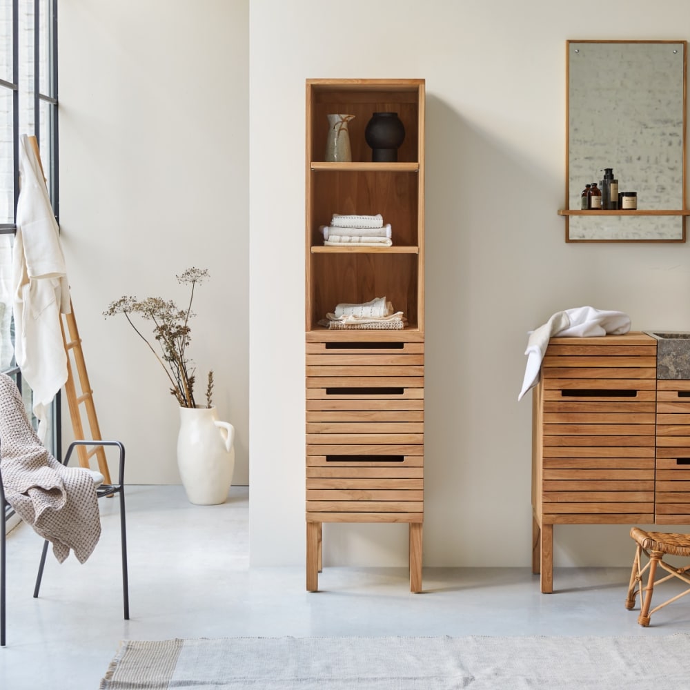 wohnli-moebel-suche-M20026385 Wohnli Möbelsuche - Hochschrank aus massivem Teakholz