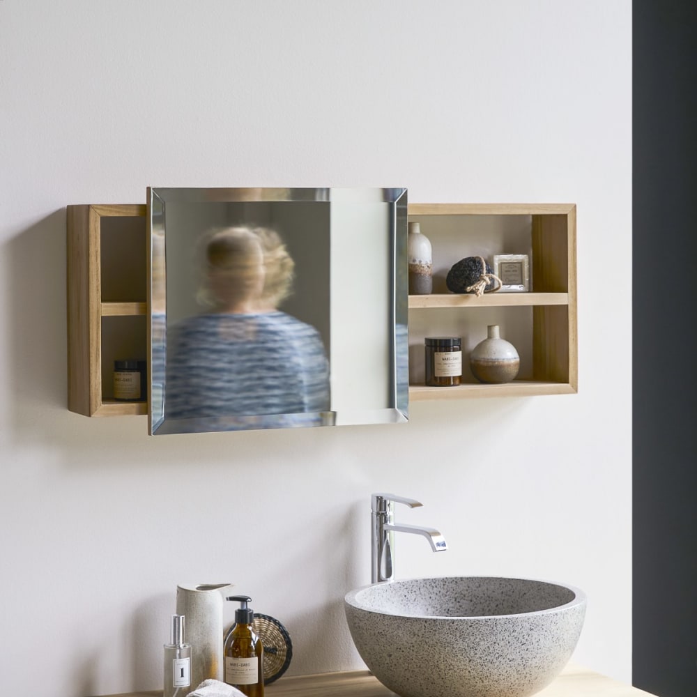 wohnli-moebel-suche-M20026435 Wohnli Möbelsuche - Spiegelschrank aus massivem Teak