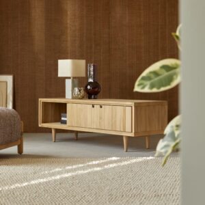 140x45x45cm Holz Beige Tikamoon Möbel Wohnzimmermöbel TV-Möbel