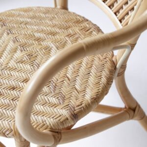 wohnli-moebel-suche-M20026482-1 Sessel aus Rattan Lehnstuhl Stuhl mit Armlehnen Naturrattan 52x102x60cm Rattan Beige Tikamoon Sofas und Sessel Sessel, Poufs und Fußbänke Sessel