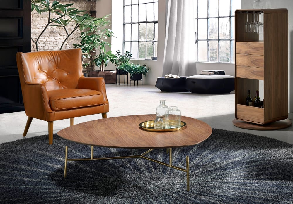 Brauner gepolsterter Sessel 80x89x75cm Leder Braun Angel Cerda Sofas und Sessel Sessel, Poufs und Fußbänke Sessel