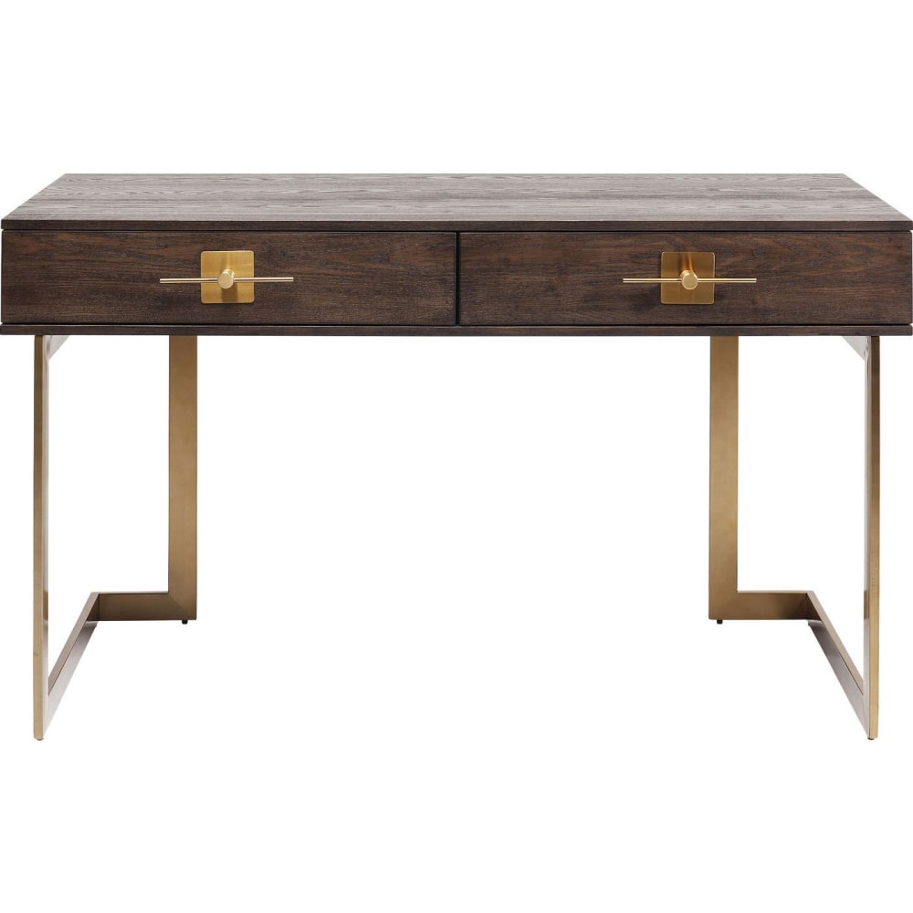wohnli-moebel-suche-M20028136 Wohnli Möbelsuche - Schreibtisch mit 2 Schubladen aus Holz und Edelstahl