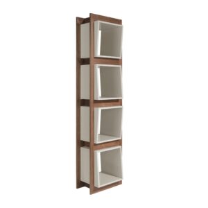 wohnli-moebel-suche-M20029016-1 Walnuss-Würfelregal 41x200x50cm Holz Braun Angel Cerda Möbel Wohnzimmermöbel Regale