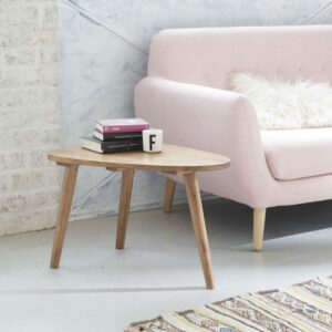 wohnli-moebel-suche-M20030013-1 Skandinavischer Couchtisch in Mindy 62x42x43cm Holz Beige BERAH GETAH Möbel Wohnzimmermöbel Couchtische