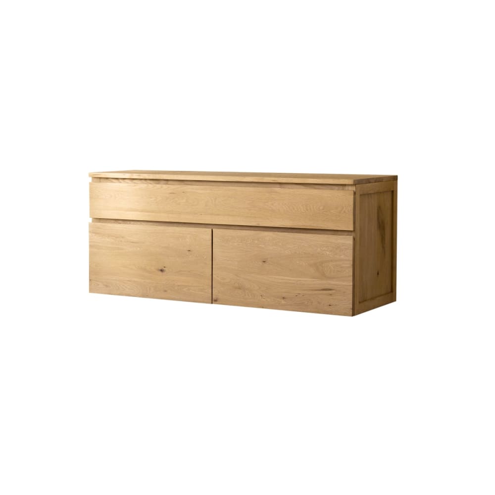 Wohnli Möbelsuche - Waschtischunterschrank aus massiver Eiche 120 cm