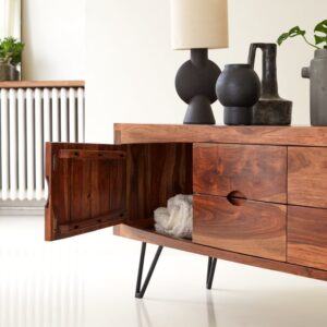 wohnli-moebel-suche-M20031453-1 TV Schrank aus massivem Palisanderholz 180 cm 180x62x45cm Holz Braun Tikamoon Möbel Wohnzimmermöbel TV-Möbel
