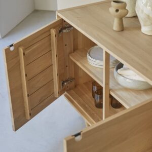 145x76x45cm Holz Beige Tikamoon Möbel Esszimmermöbel Sideboards, Highboards & niedrige Anrichten