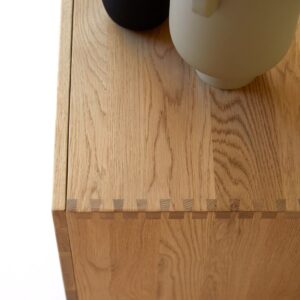 Buffet aus massivem Eichenholz 185 cm 185x72x45cm Holz Beige Tikamoon Möbel Esszimmermöbel Sideboards, Highboards & niedrige Anrichten