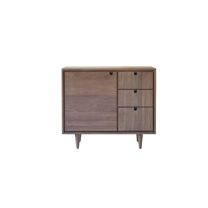 Wohnli Möbelsuche - Waschtischunterschrank aus massivem Nussbaum 95 cm