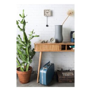 Konsole aus Esche im skandinavischen Vintage-Stil mit Schiebetüren 120x74x0cm Holz Braun Zuiver Möbel Wohnzimmermöbel Konsolentische