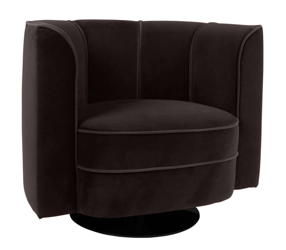 wohnli-moebel-suche-M20038990 Wohnli Möbelsuche - Art Deco Sessel aus schwarzem Samt