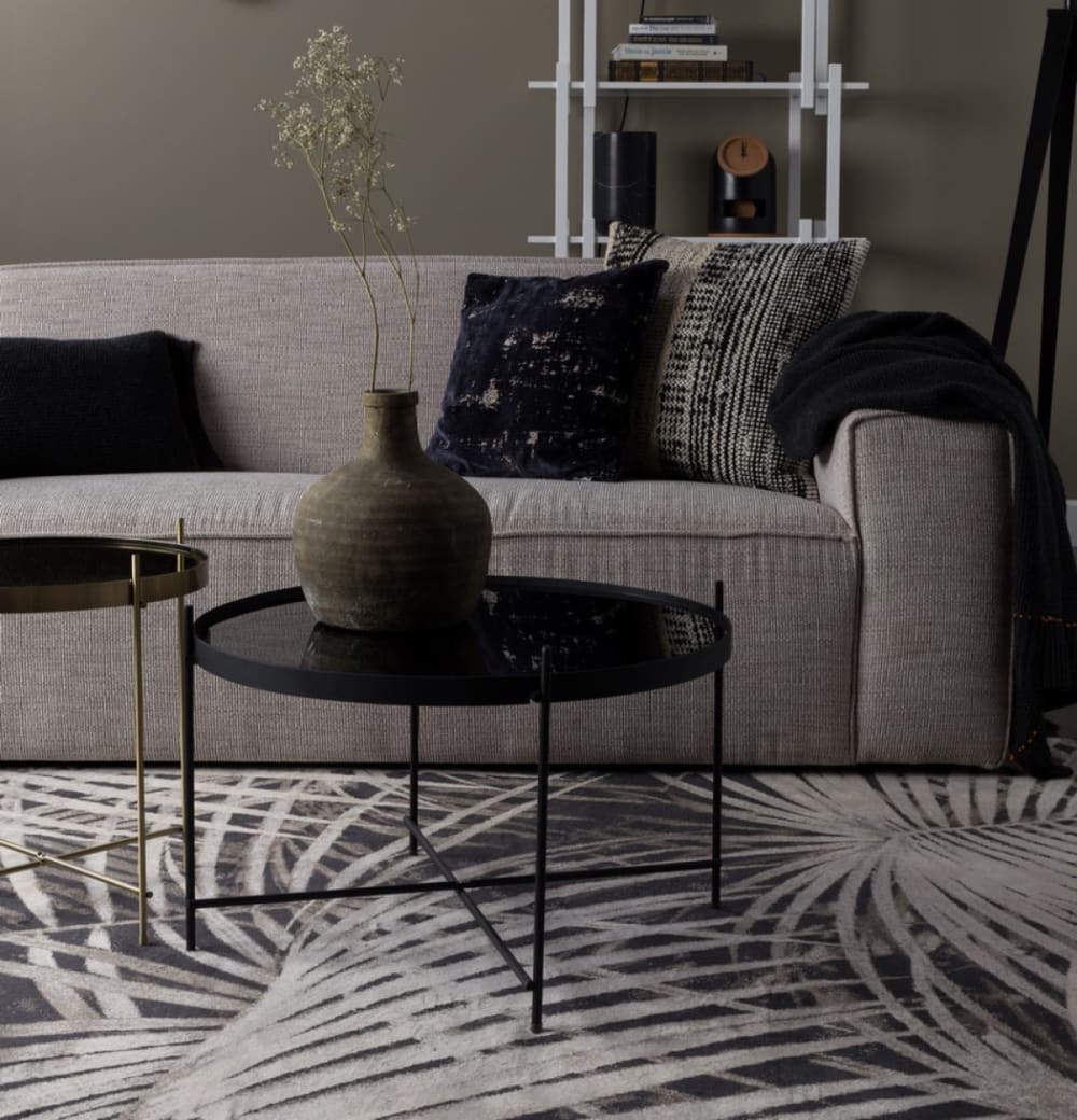 wohnli-moebel-suche-M20039206-1 Stoffsofa in Beige für 2 bis 3 Personen 200x74x94cm Stoff Beige Zuiver Sofas und Sessel Sofas 2-Sitzer-Sofas & 3-Sitzer-Sofas