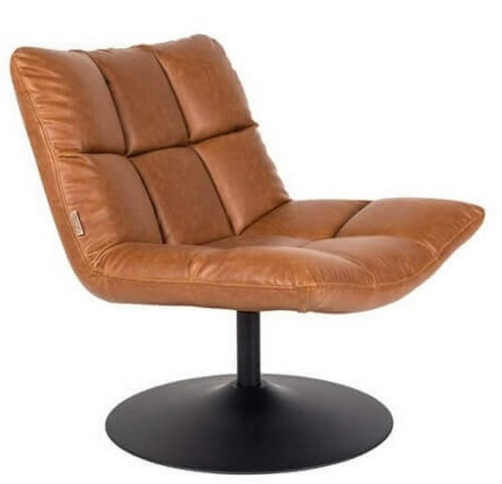 Wohnli Möbelsuche - Drehbarer Lounge-Sessel in Vintage Lederoptik