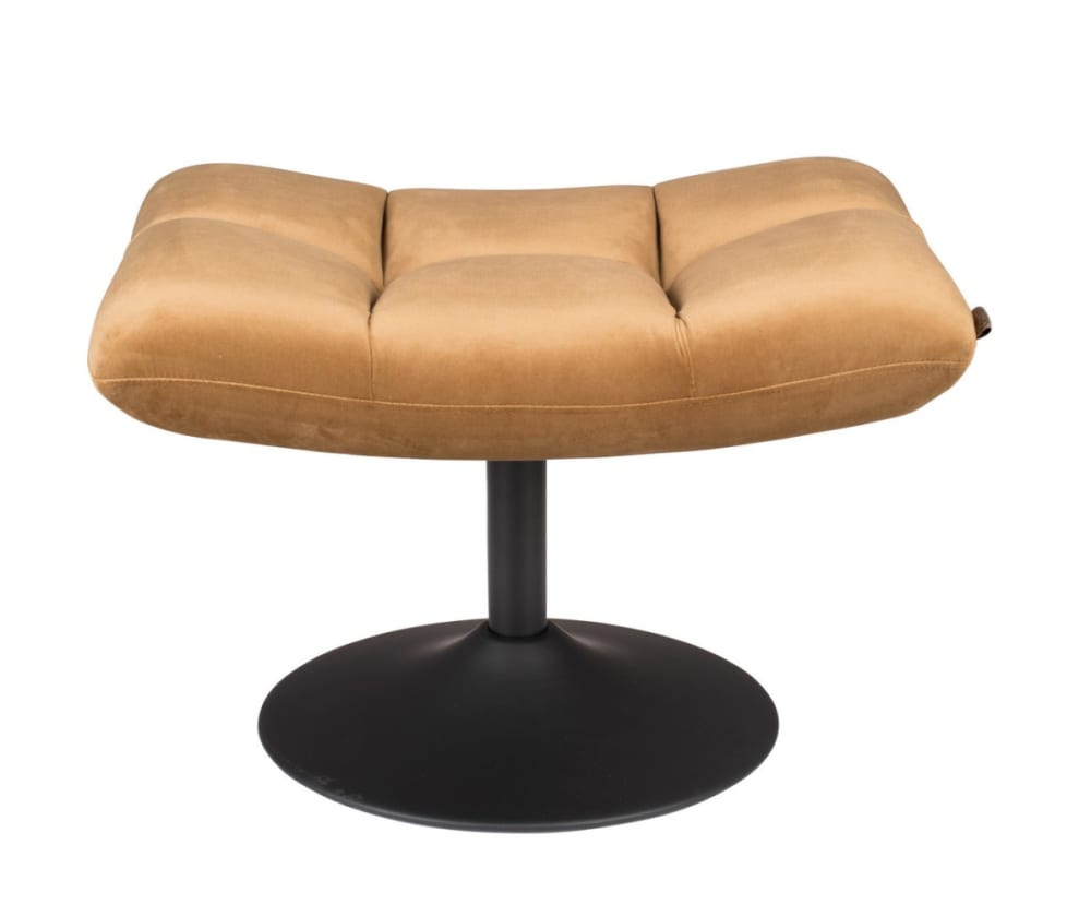 wohnli-moebel-suche-M20044185 Wohnli Möbelsuche - Hocker Fußstütze aus goldenem Velours