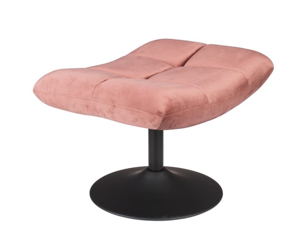 wohnli-moebel-suche-M20044186 Wohnli Möbelsuche - Niedriger Hocker aus Samt in Puderrosa