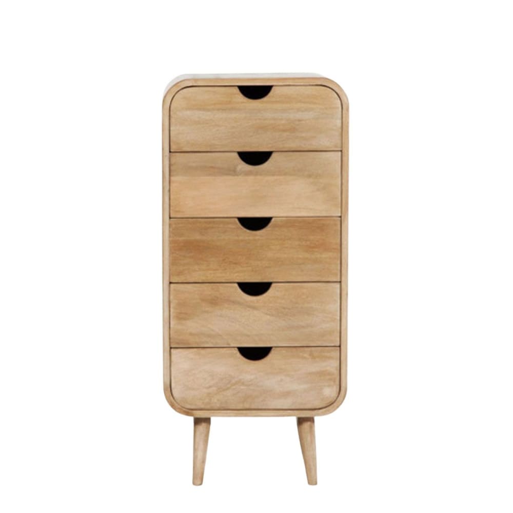 Wohnli Möbelsuche - Kommode mit Schubladen aus Mangoholz Hanko