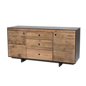 Wohnli Möbelsuche - Sideboard mit 2 Türen und 3 Schubladen aus Kiefernholz