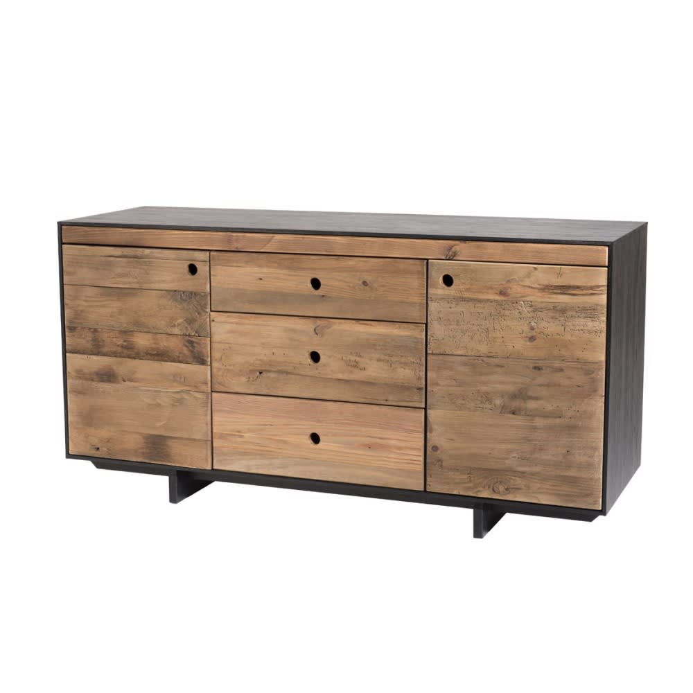 Wohnli Möbelsuche - Sideboard mit 2 Türen und 3 Schubladen aus Kiefernholz