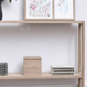 Konsole mit Ablage aus Eiche Mood 90x75x20cm Holz Braun Decoclico Möbel Wohnzimmermöbel Konsolentische