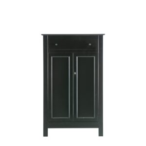 Wohnli Möbelsuche - 2-türiger anthrazitfarbener Holzkleiderschrank