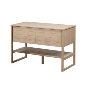 wohnli-moebel-suche-M21012768-1 Doppelwaschtisch + Waschbecken + -Säule 120x78x50cm Holz Braun Mob In Möbel Badezimmermöbel Waschtische