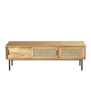 wohnli-moebel-suche-M21018808 Wohnli Möbelsuche - TV-Möbel aus massivem Mindi und Rohrgeflecht 140 cm