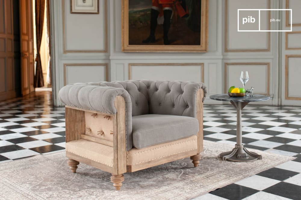 wohnli-moebel-suche-M21020603 Wohnli Möbelsuche - Chesterfield-Sessel aus grauen Leinen