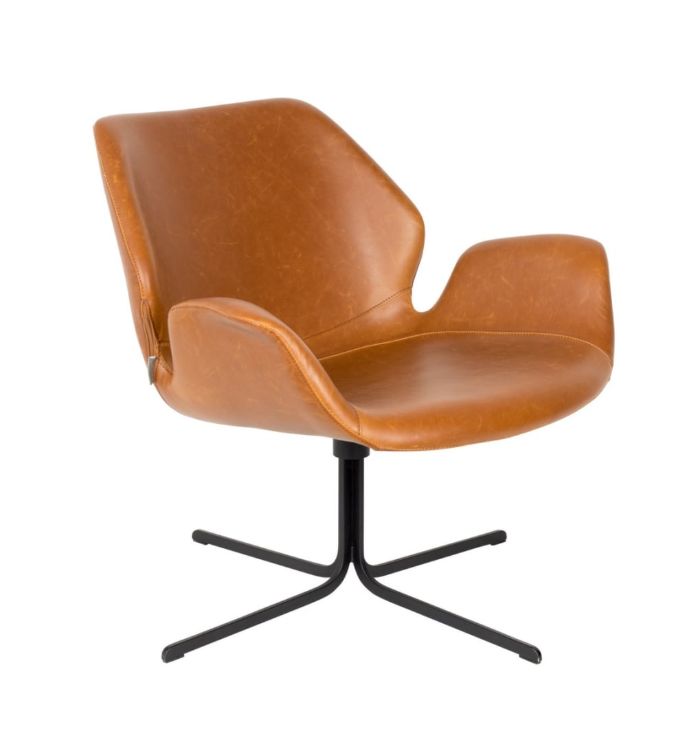 Wohnli Möbelsuche - Drehbarer Sessel in Lederoptik