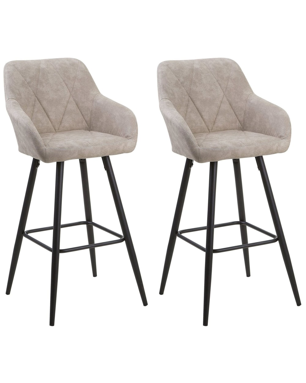 wohnli-moebel-suche-M21026608 Wohnli Möbelsuche - Set mit 2 Barstühlen aus Stoff