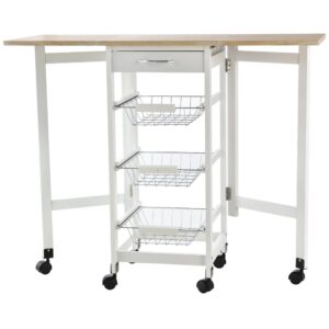 wohnli-moebel-suche-M21027698 Wohnli Möbelsuche - Küchen-Regal mit 3 Körben & Schubladen