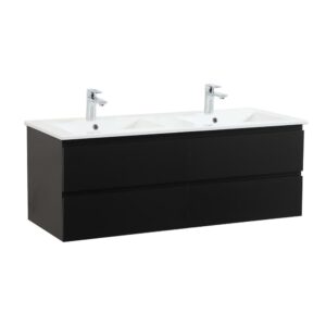 wohnli-moebel-suche-M21028059 Wohnli Möbelsuche - 120 cm Doppelwaschtisch mit Keramikarbeitsplatte
