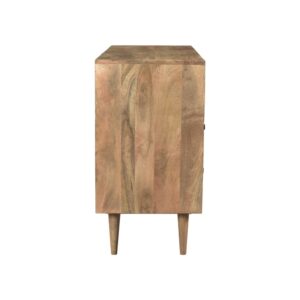 Kommode aus Holz mit 6 gemusterten Schubladen 117x85x45cm Holz Braun Rendez-Vous Déco Möbel Schlafzimmermöbel Kommoden