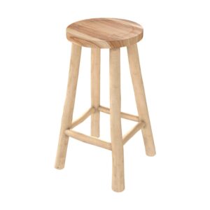 Wohnli Möbelsuche - Hocker für Kücheninsel 67 cm aus Teakholz