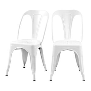 wohnli-moebel-suche-M21037348 Wohnli Möbelsuche - Set aus 2 matten weißen Metallstühlen