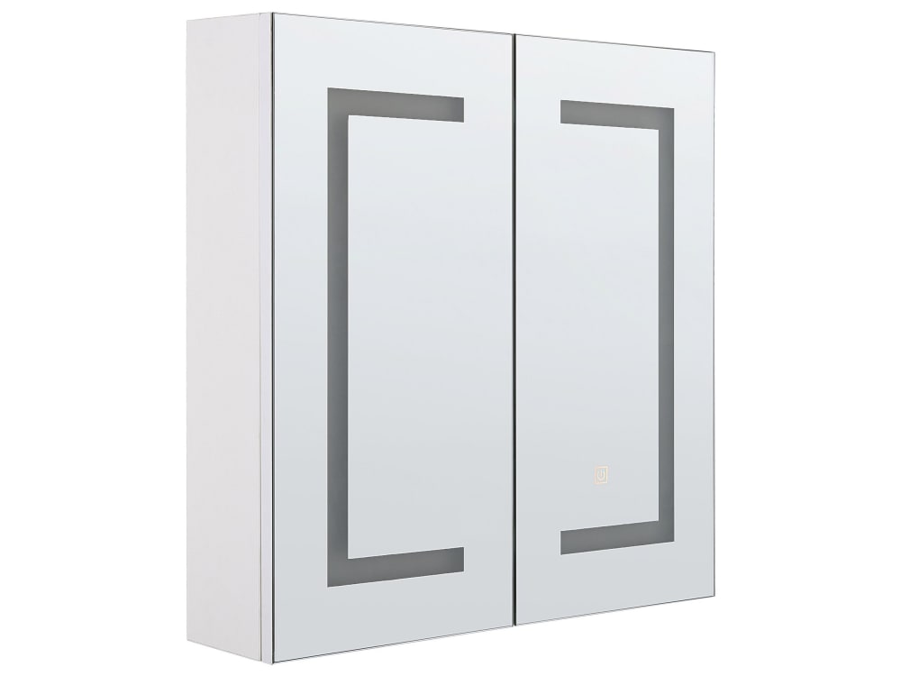 wohnli-moebel-suche-M21039153 Wohnli Möbelsuche - LED Bad-Spiegelschrank aus Holz 60cm