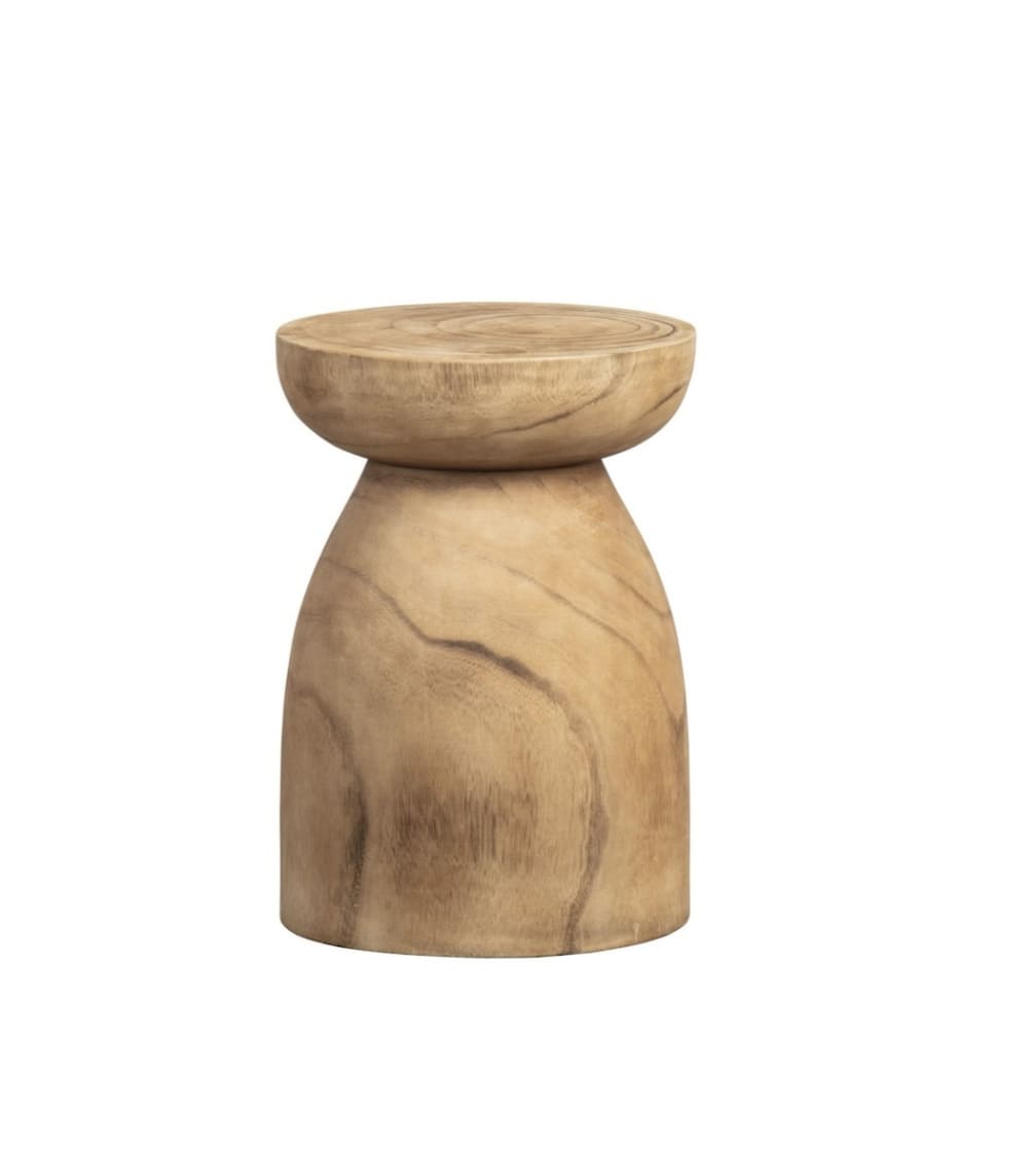 wohnli-moebel-suche-M21043375 Wohnli Möbelsuche - Runder Beistelltisch aus Paulownia-Holz