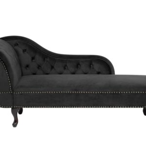 Wohnli Möbelsuche - Chaiselongue aus Samtstoff