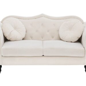 wohnli-moebel-suche-M21051579 Wohnli Möbelsuche - 2-Sitzer Sofa 2 Personen aus Samtstoff