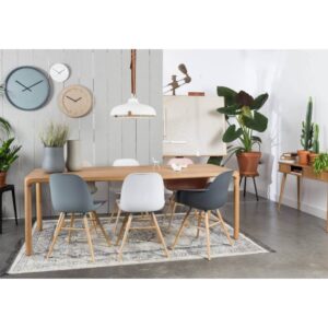 wohnli-moebel-suche-M21057862-1 Designstuhl aus Holz in Hellgrau 55x82x49cm Holz Grau Zuiver Möbel Esszimmermöbel Stühle