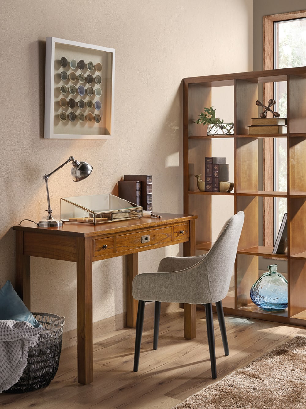 110x80x55cm Holz Braun MOYCOR Möbel Büromöbel Schreibtische