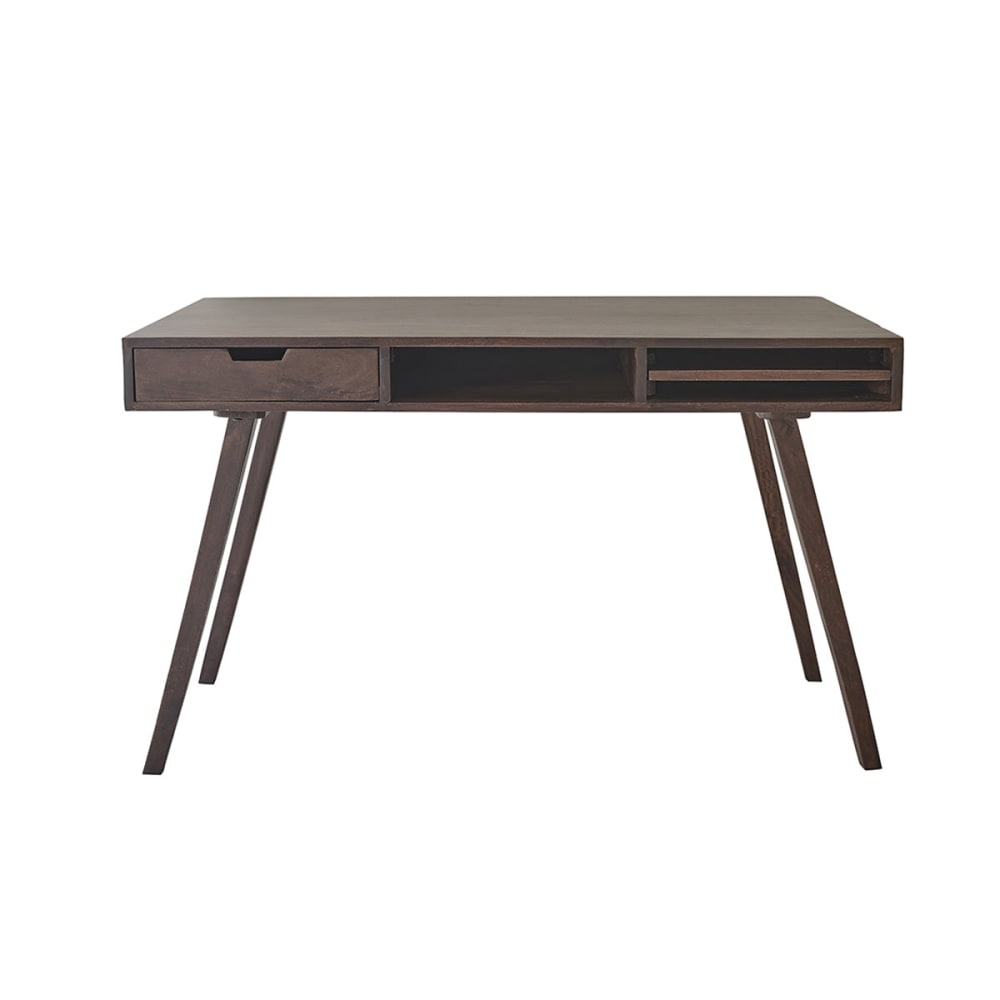 wohnli-moebel-suche-M21068095 Wohnli Möbelsuche - Schreibtisch aus Mangoholz mit 1 Schublade und 3 Nischen