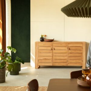 Wohnli Möbelsuche - Buffet aus massivem Teakholz 170 cm