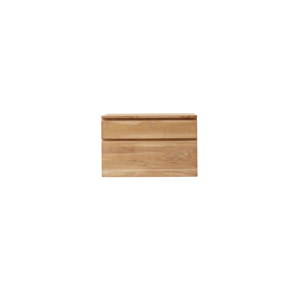 Wohnli Möbelsuche - Waschtischunterschrank aus massivem Teakholz 80 cm