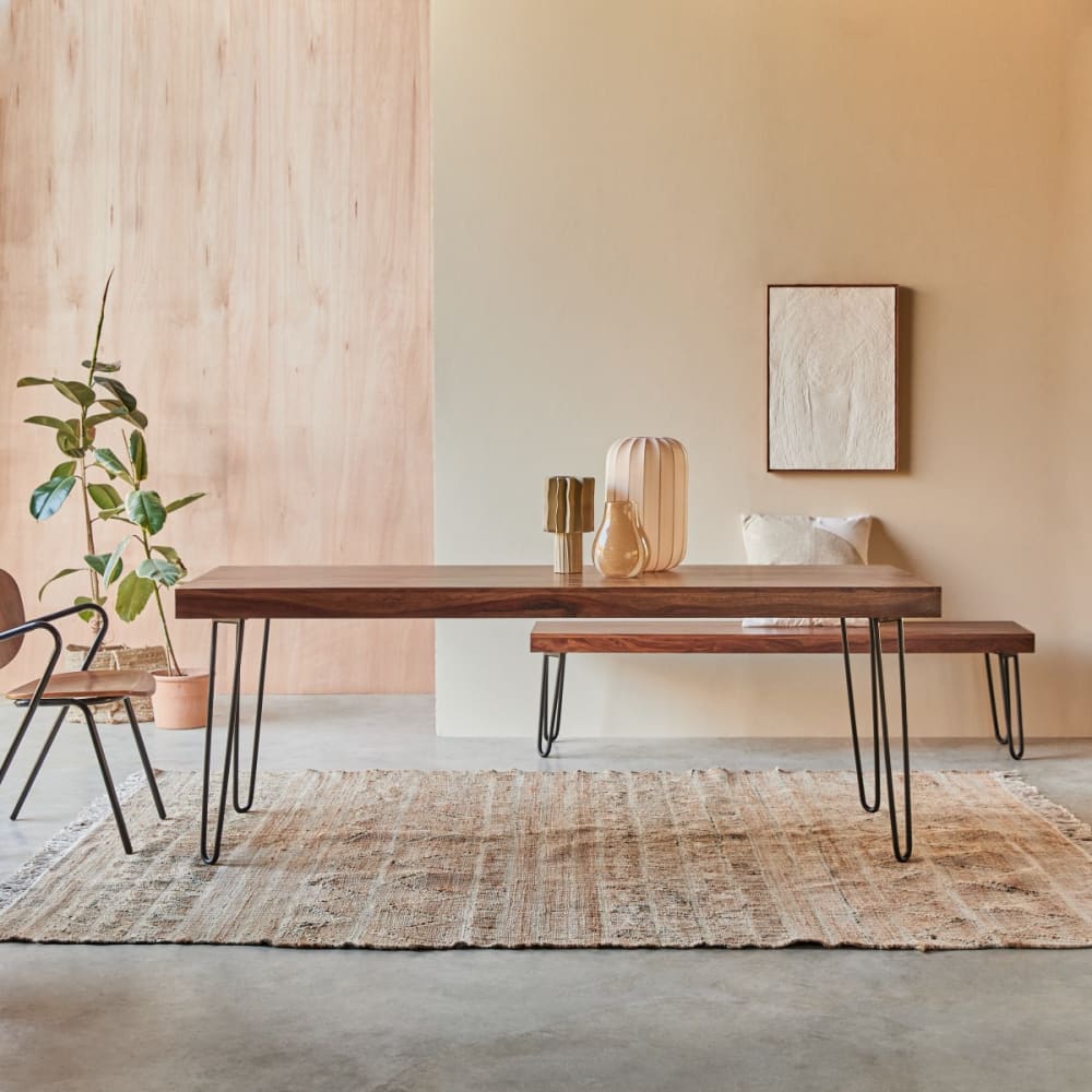 Wohnli Möbelsuche - Esstisch aus massivem Palisander 6/8 Pers.