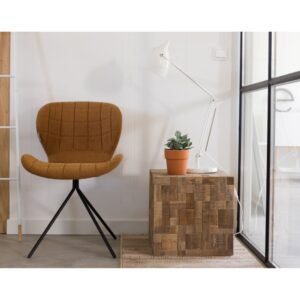 wohnli-moebel-suche-M21078410-1 Design-Stuhl aus Wollstoff camel 56x80x50cm Stoff Beige Zuiver Möbel Esszimmermöbel Stühle