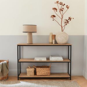 120x80x30cm Metall Schwarz sweeek Möbel Wohnzimmermöbel Regale