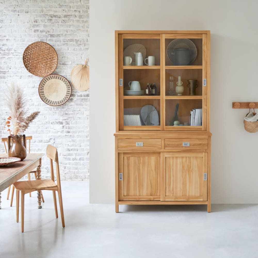 wohnli-moebel-suche-M21087373 Wohnli Möbelsuche - Geschirrschrank aus massivem Teakholz 120 cm