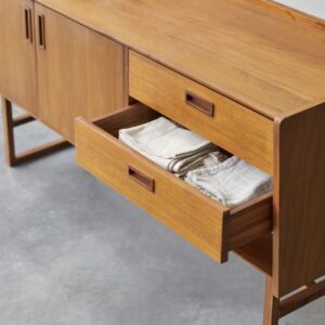 TV Schrank aus Teak 160 cm 160x74x45cm Holz Beige Tikamoon Möbel Wohnzimmermöbel TV-Möbel