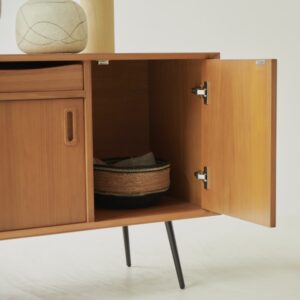 wohnli-moebel-suche-M21087442-1 Buffet aus massivem Mahagoniholz 170 cm 170x72x46cm Holz Beige Tikamoon Möbel Esszimmermöbel Sideboards, Highboards & niedrige Anrichten