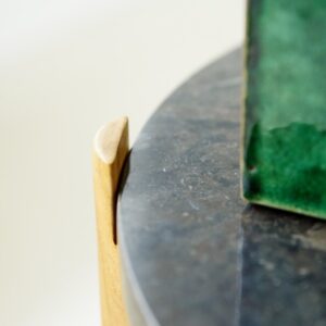 40x50x40cm Holz Schwarz Tikamoon Möbel Wohnzimmermöbel Beistelltische